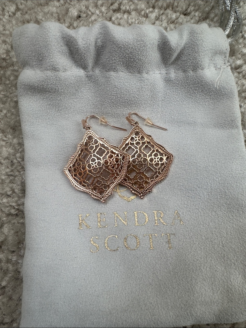 Kendra Scott Rose Gold Earrings